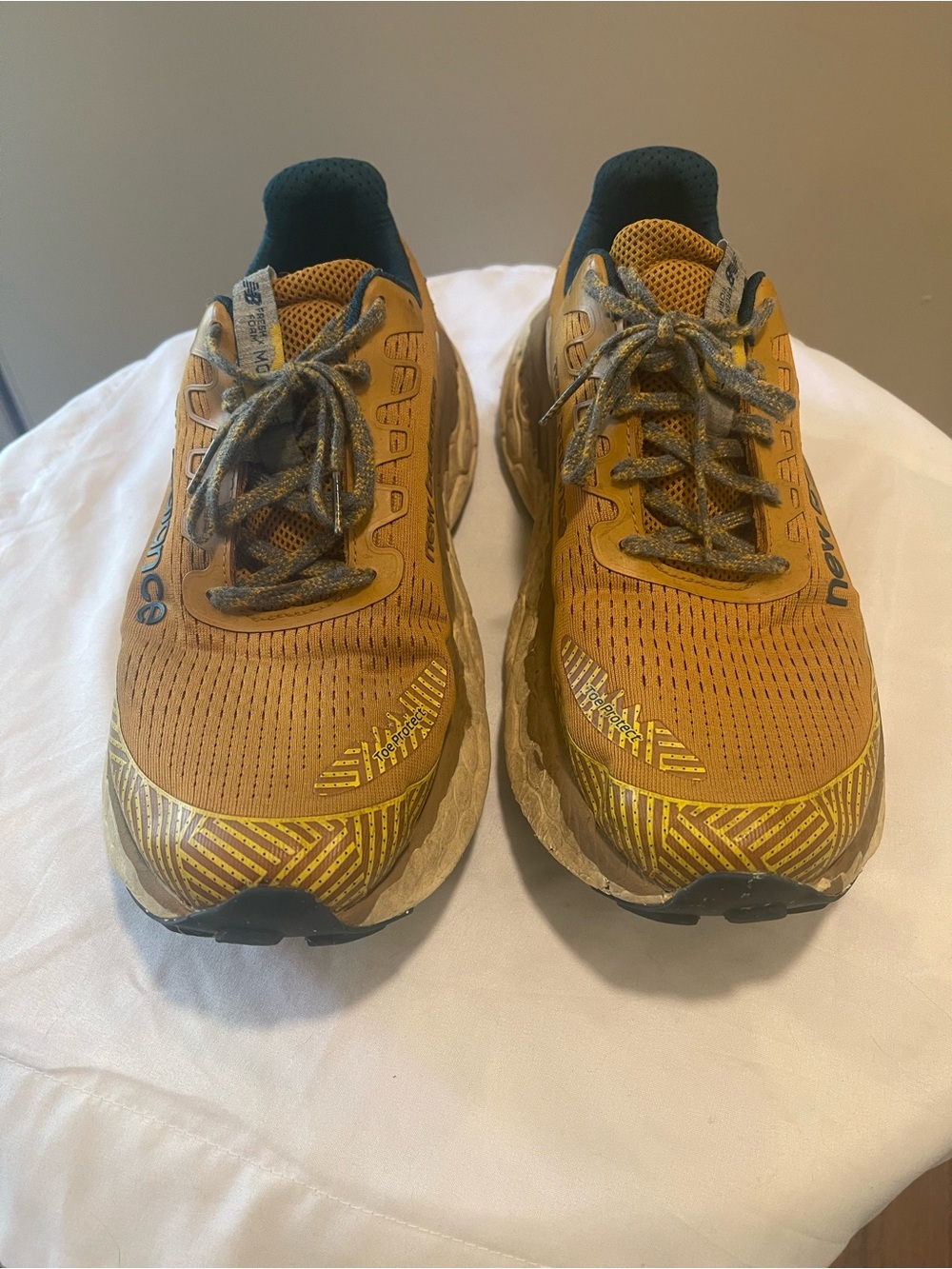 New Balance Men's fresh foam x more trail v-3 in butterscotch color Shoes -